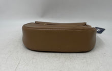 Load image into Gallery viewer, Izod Womens Brown Leather Inner Pocket Detachable Strap Crossbody Bag With Tag
