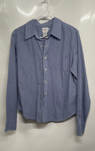 Load image into Gallery viewer, Calvin Klein Jeans Mens Blue Cotton Long Sleeve Collared Button-Up Shirt Size L
