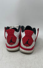Load image into Gallery viewer, Nike Kids Air Jordan 4 Retro 408452-161 White Red Lace-Up Sneaker Shoes Size 7Y
