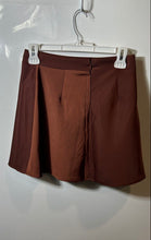 Load image into Gallery viewer, Forever 21 Womens Brown Flat Front Back Zip Casual A-Line Skirt Size S
