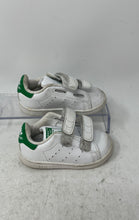 Load image into Gallery viewer, Adidas Toddler Boys Stan Smith CF BZ0520 White Green Sneakers Shoes Size 5K
