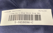 Load image into Gallery viewer, J.Crew Mens Blue Bowery Performance Long Sleeve Button-Up Shirt Size XXL
