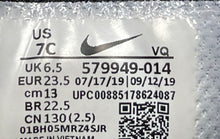 Load image into Gallery viewer, Nike Kids Capri 3 579949-014 Black Leather Hook &amp; Loop Sneaker Shoes Size 7C
