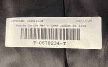 Load image into Gallery viewer, Pierre Cardin Mens Gray Long Sleeve Single-Breasted Two-Button Blazer No Size
