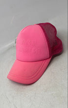Load image into Gallery viewer, Armani Exchange Mens Pink Embossed Logo Mesh Back Trucker Cap One Size
