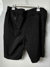 Load image into Gallery viewer, Jone New York Womens Black Flat Front Stretch Pockets Chino Shorts Size 14
