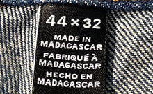 Load image into Gallery viewer, Kirkland Signature Mens Blue Denim Medium Wash Straight Leg Jeans Size 44X32
