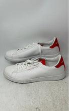 Load image into Gallery viewer, Armani Exchange Mens XUX042 White Red Leather Lace-Up Sneaker Shoes Size 11
