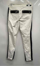 Load image into Gallery viewer, Express Womens White Black Stella Low Rise Skinny Leg Legging jeans Size 2

