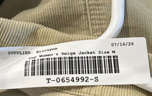 Load image into Gallery viewer, Gap Mens Beige Corduroy Long Sleeve Pockets Regular Fit Full-Zip Jacket Size M

