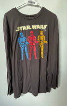 Load image into Gallery viewer, Star Wars Mens Gray Graphic Print Long Sleeve Pullover T-Shirt Size 2XL
