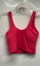 Load image into Gallery viewer, Lululemon Womens Pink Sleeveless V-Neck Activewear Cropped Tank Top Size 6
