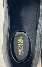 Load image into Gallery viewer, Michael Kors Womens Gray Logo Print Round Toe Casual Slip-On Shoes Size 7.5M
