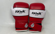 Load image into Gallery viewer, HawkSports Unisex Red White Hook-And-Loop Velcro Wrist Straps Boxing Gloves
