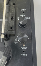 Load image into Gallery viewer, Byron Statics Model KTS-601BT Black Record Player Classic Turntable Not Tested
