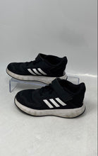 Load image into Gallery viewer, Adidas Kids Duramo 10 GZ0652 Black White Hook &amp; Loop Sneaker Shoes Size 9K
