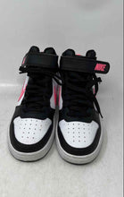 Load image into Gallery viewer, Nike Unisex Kids Court Borough Mid 2 White Pink Black Sneakers Shoes Size 5Y
