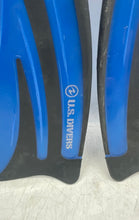 Load image into Gallery viewer, U.S. Divers Blue Black Swim Fins Mask Snorkel Water Sports Snorkeling Set
