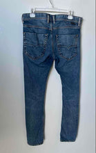 Load image into Gallery viewer, Diesel Mens Blue Denim Medium Wash Distressed Pockets Straight Leg Jeans Size 30
