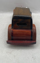Load image into Gallery viewer, Antique Brown Silver Wheels Wooden Handcrafted Home Decorative Classic Car
