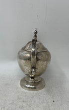 Load image into Gallery viewer, Vintage Silver-Tone Engraved Flatware Double Handle Footed Sugar Bowl With Lid

