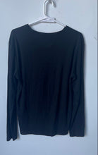 Load image into Gallery viewer, Banana Republic Mens Black Luxury Touch Cotton Pullover Sweater Size M
