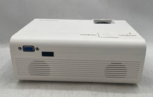 Load image into Gallery viewer, Crosstour Model P600 White 1080P Support HD Video Projector Untested
