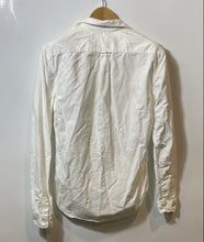 Load image into Gallery viewer, Authentic Burberry Brit Mens White Cotton Long Sleeve Button-Up Shirt Size S
