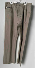 Load image into Gallery viewer, Hugo Boss Mens Brown Flat Front Pockets Straight Leg Trouser Pants Size 34x30
