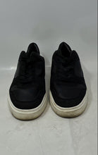 Load image into Gallery viewer, Primark Mens Black Leather Round Toe Lace-Up Low Top Sneakers Shoes Size 9
