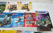 Load image into Gallery viewer, Lot Of 22 Pcs Assorted Lego Mixed Variety Building Toy Instruction Manuals
