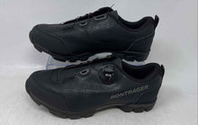 Load image into Gallery viewer, Bontrager Mens Evoke Black 2 Bolt Boa Mountain Bike Cycling Shoes Size 6
