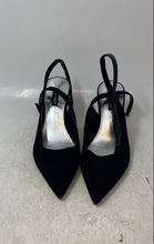 Load image into Gallery viewer, Nine West Womens Boca Black Pointed Toe Ankle Strap Pump Heels Size EUR 35
