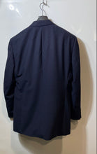 Load image into Gallery viewer, Oscar De La Renta Profile Mens Blue Wool Notch Lapel Three-Button Blazer Sz 42 R
