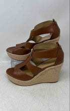 Load image into Gallery viewer, Michael Kors Womens Berkley Damita Brown Espadrille Platform Sandals Size 9 M
