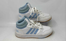 Load image into Gallery viewer, Adidas Womens Hoops 3.0 Mid Blue White Lace-Up Sneaker Shoes Size 7.5
