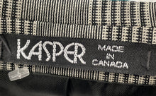 Load image into Gallery viewer, Kasper Mens Beige Gray Plaid Wool Notch Lapel Two-Button Blazer Jacket Size 42R
