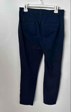 Load image into Gallery viewer, Loft Womens Blue Flat Front Pockets Ankle Skinny Leg Dress Pants Size 6
