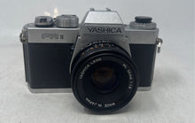 Load image into Gallery viewer, Yashica FR-II Silver Black SLR Film Camera DBS 50mm Lens Not Tested

