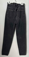 Load image into Gallery viewer, Pacsun Womens Faded Black Denim High Rise Button-Fly Skinny Leg Jeans Size 23
