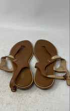 Load image into Gallery viewer, Michael Kors Womens Mandy Brown Leather Slingback Thong Sandals Size 8M
