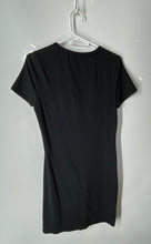 Load image into Gallery viewer, Calvin Klein Womens Black Short Sleeve Crew Neck Pullover T-Shirt Dress Size S
