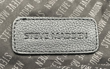 Load image into Gallery viewer, Steve Madden Womens Gray Black Detachable Strap Outer Pockets Lined Tote Bag
