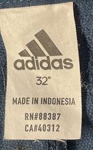 Load image into Gallery viewer, Adidas Mens Blue Flat Front Straight Leg Slash Pocket Chino Shorts Size 32

