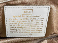 Load image into Gallery viewer, Authentic Tous Womens Beige Leather Inner Pocket Bottom Studs Satchel Handbag
