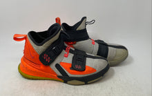 Load image into Gallery viewer, Nike Kids LeBron Soldier 13 FlyEase Gray Crimson Basketball Shoes Size 5.5Y

