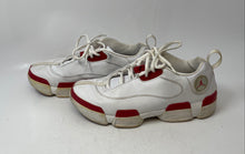 Load image into Gallery viewer, Nike Mens Air Jordan Pure Low White And Red Lace-Up Running Shoes Size 7.5
