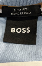 Load image into Gallery viewer, Hugo Boss Mens Light Blue Slim Fit Mercerised Short Sleeve Polo Shirt Size M
