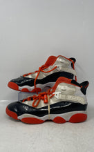 Load image into Gallery viewer, Nike Kids Air Jordan 6 Rings DV1345-108 Orange White Black Sneaker Shoes Sz 5.5Y
