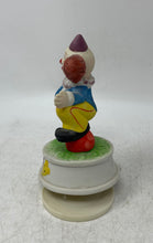 Load image into Gallery viewer, Vintage Porcelain Ceramic Revolving Clown Figurine Statue Wind Up Music Box
